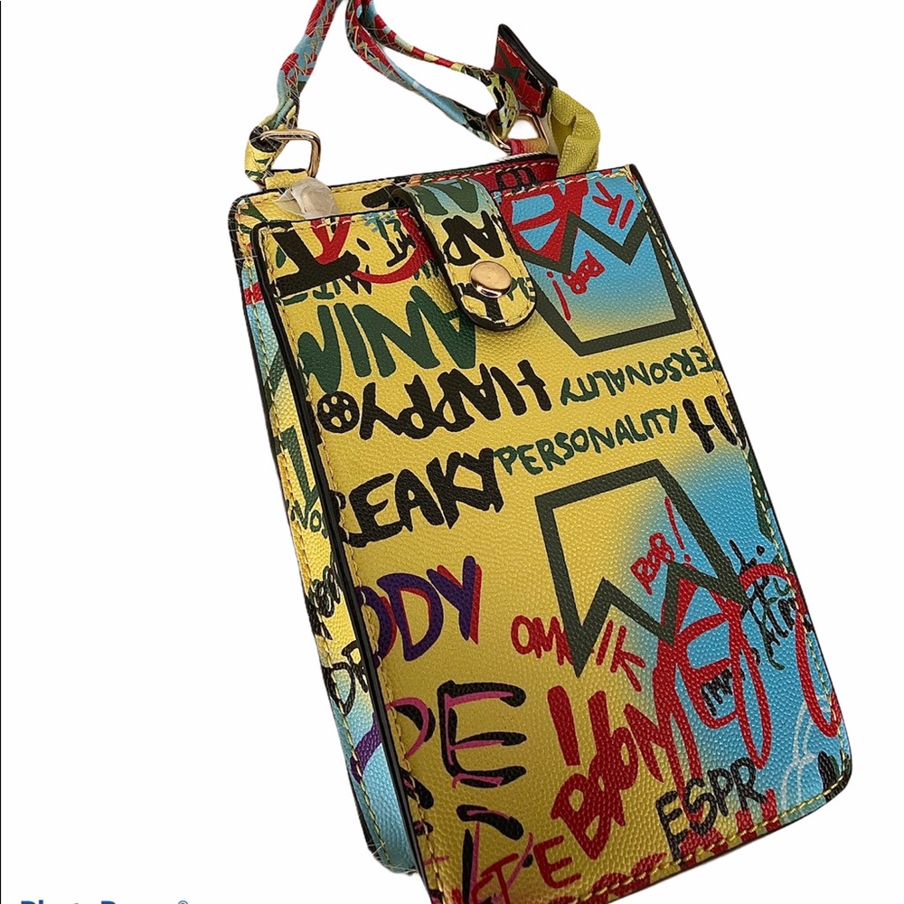 Yellow/Green Crossbody Bag